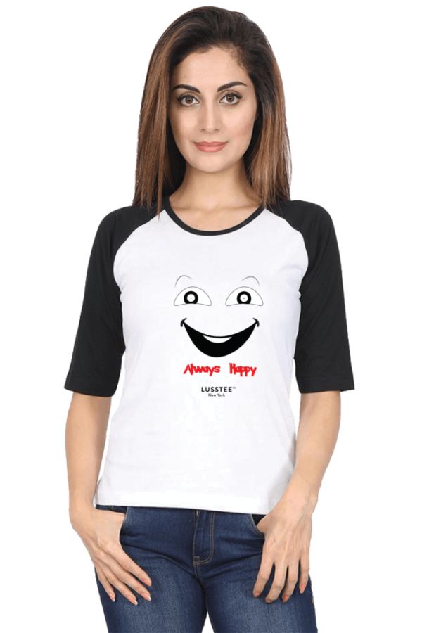 Raglan Full Sleeve black-white